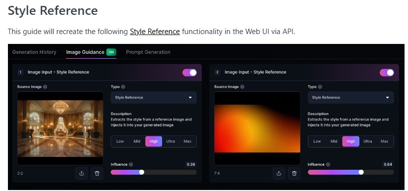 how to use leonardo ai image to image vs image prompt